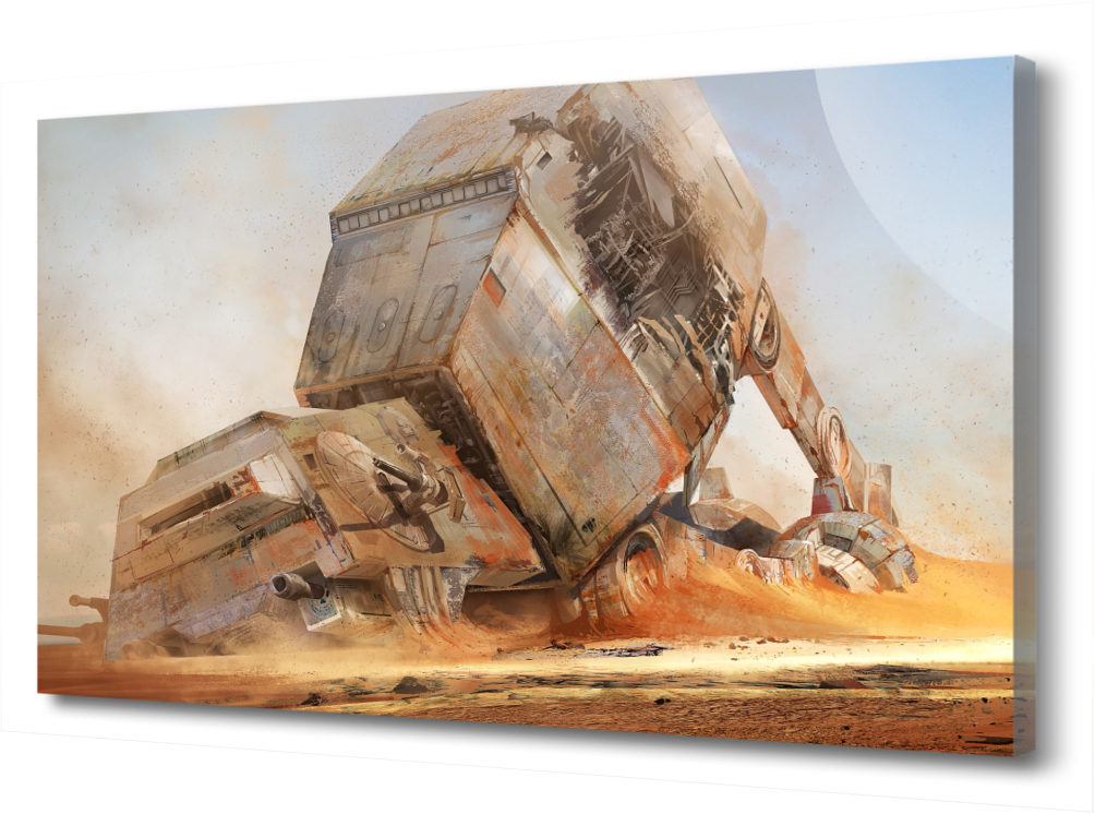 

Картина на холсте Имперский танк AT-AT PRC-139 (75x50см). Натуральный холст