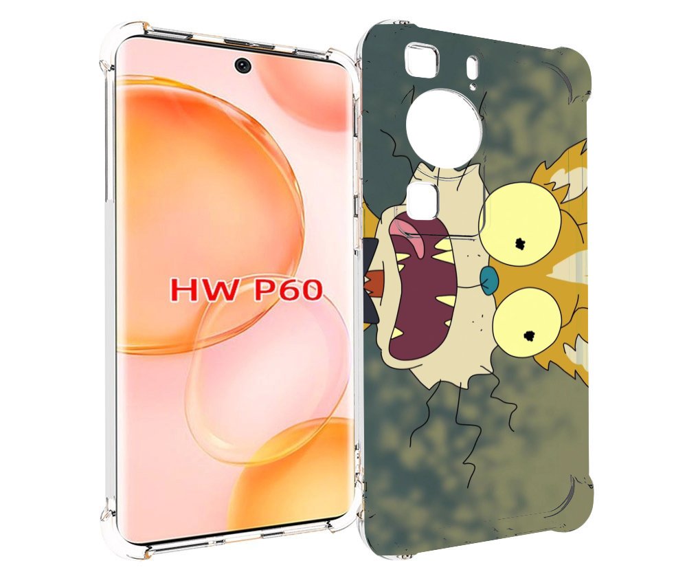 

Чехол MyPads пугливый кот для Huawei P60, Tocco