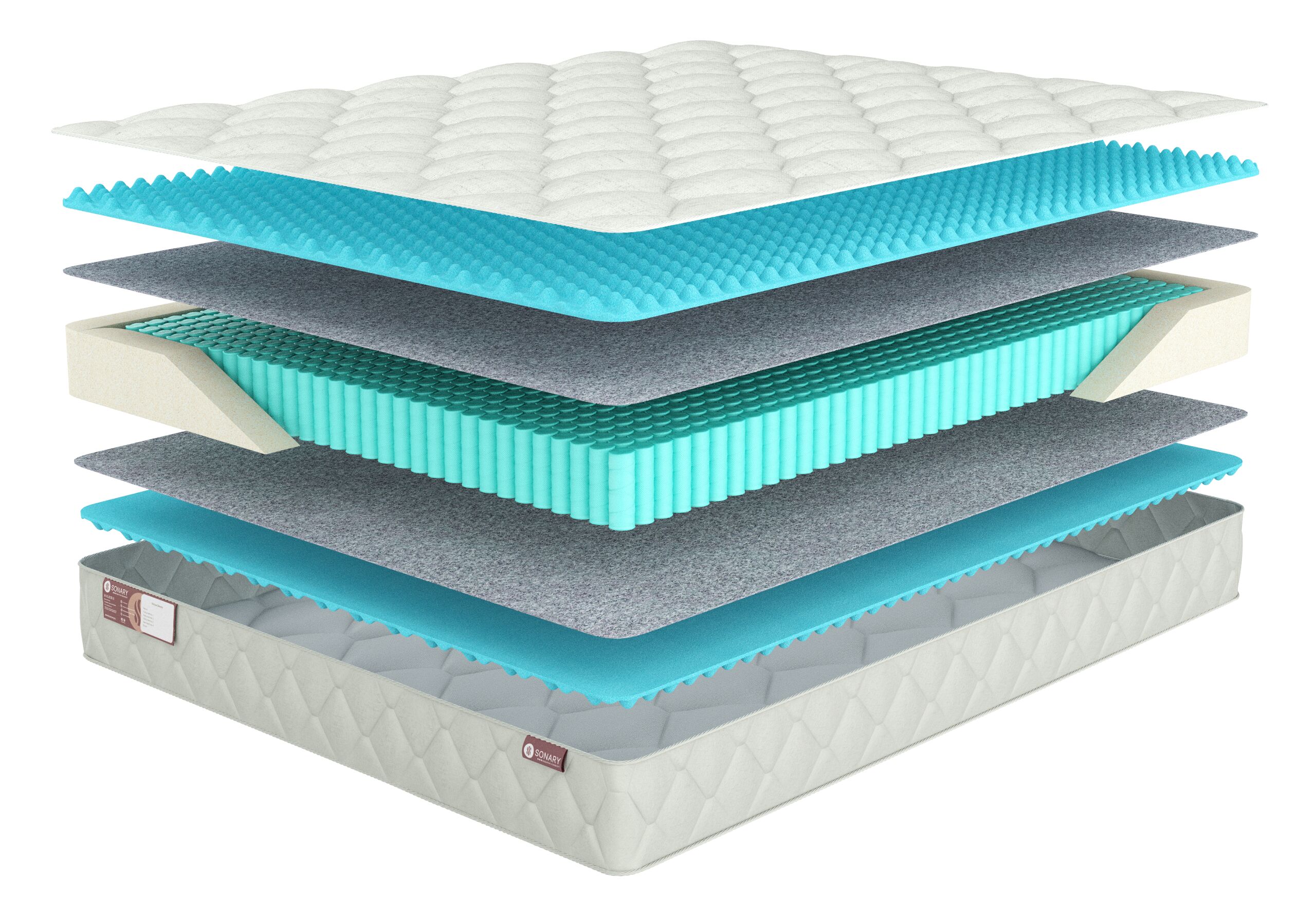 

Матрас Sonary Relax Briza 165х205, Белый, Briza