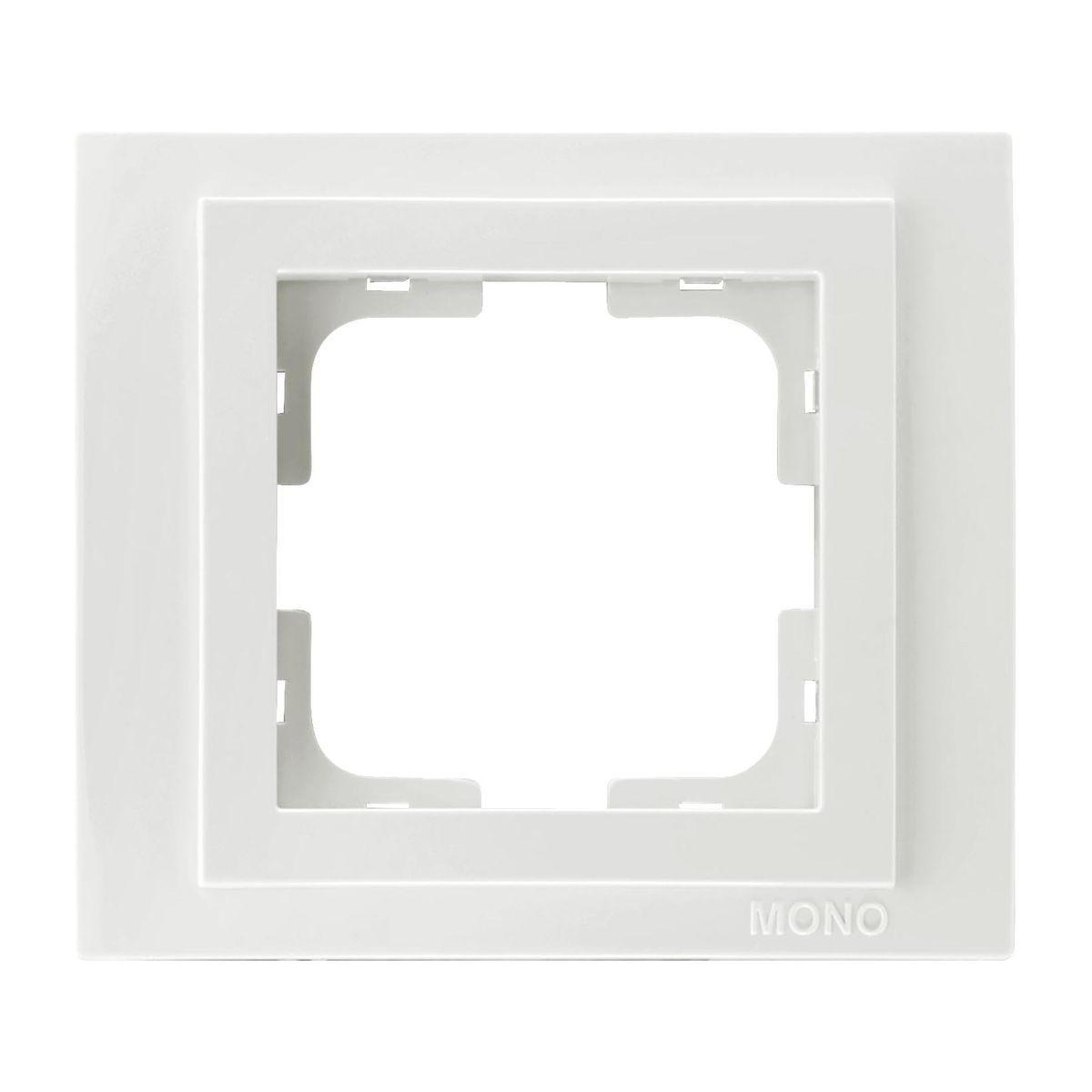 

Рамка 1-постовая Mono Electric Despina белый 102-190000-160, 102-190000-160