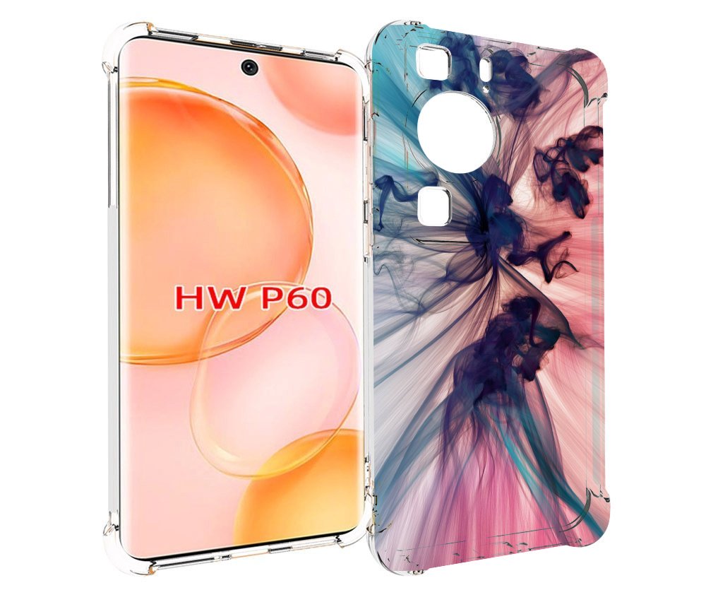 

Чехол MyPads разноцветный дым для Huawei P60, Tocco