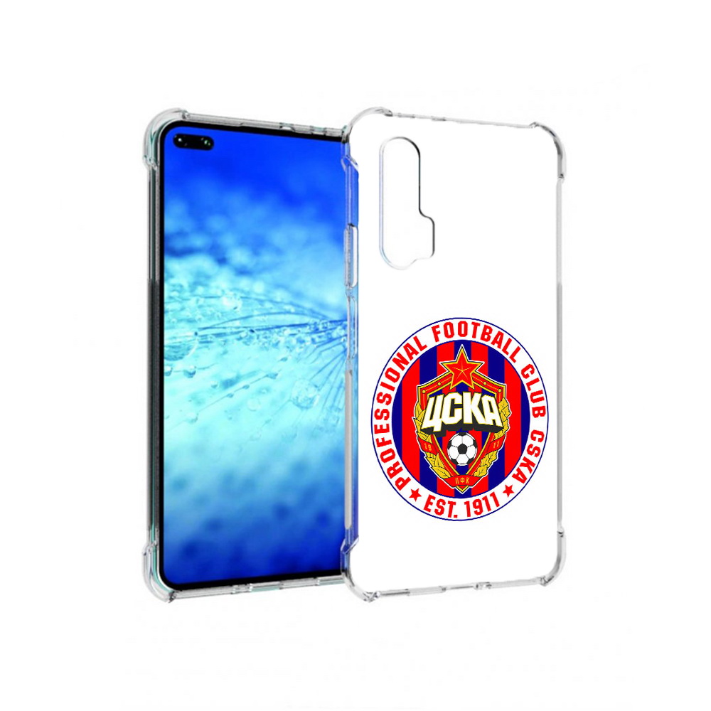 

Чехол MyPads Tocco для Huawei View 30 Pro ФК ЦСК логотип (PT145237.17.178), Прозрачный, Tocco