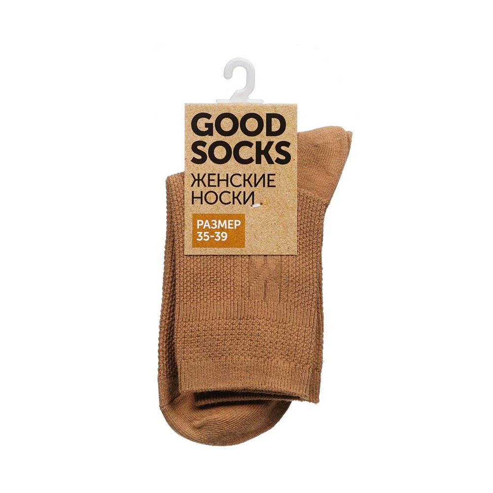 

Носки женские Good Socks GSok коричневые, Коричневый, GSok