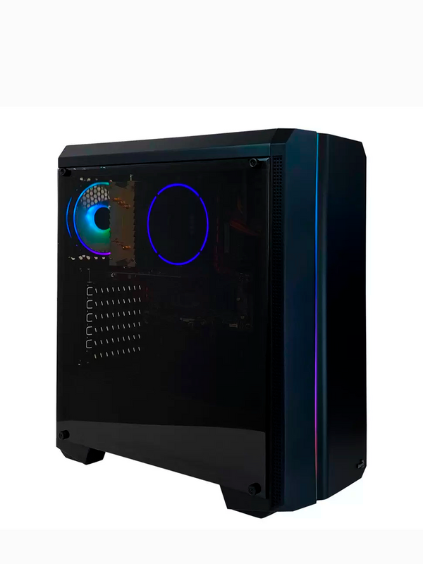 фото Настольный компьютер elitepc golden 74 черный (intel core i5 10400f + geforce gt 1030 2gb)