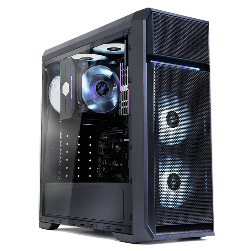фото Настольный компьютер elitepc golden 68 черный (amd ryzen 7 5800x + geforce rtx 3060 12gb)