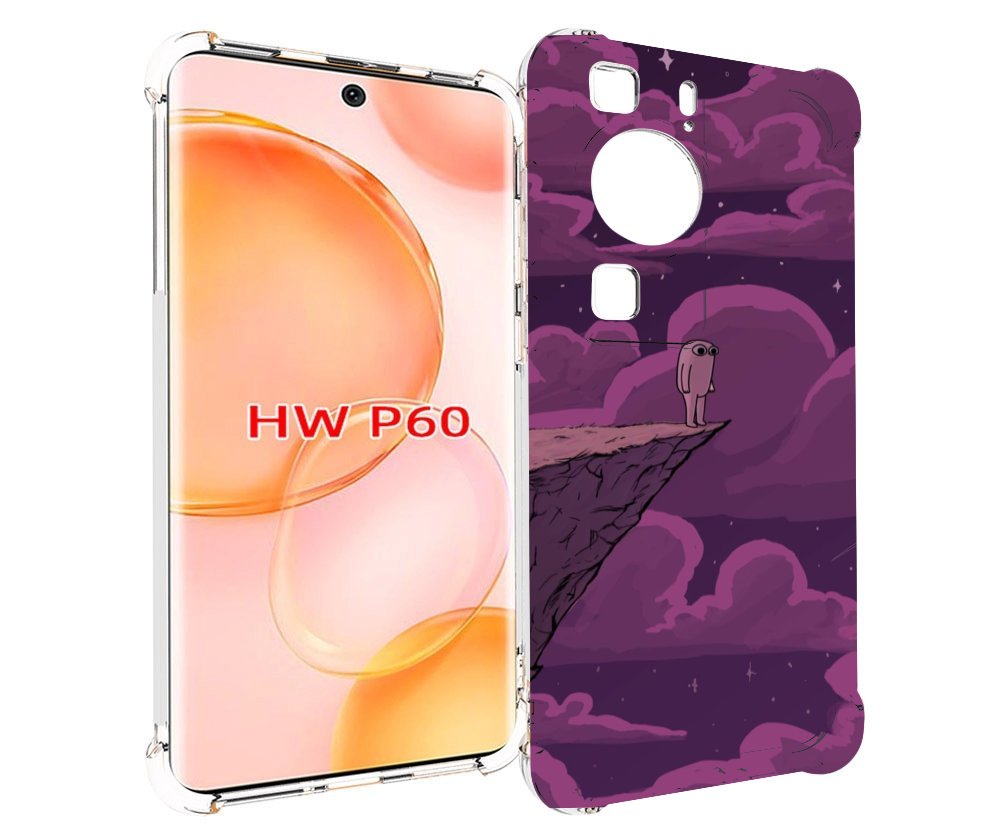 

Чехол MyPads розовая-фасолька для Huawei P60, Tocco
