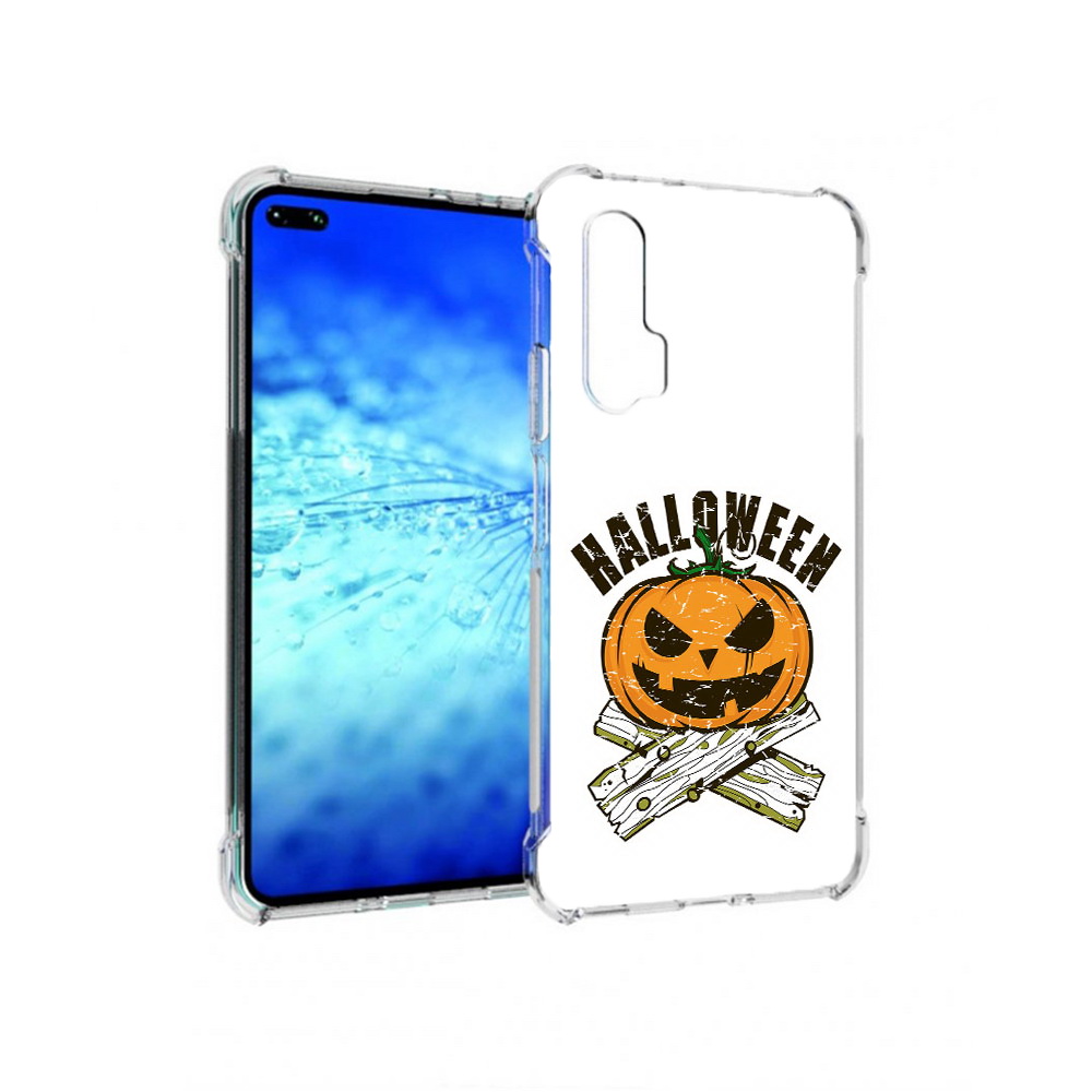 

Чехол MyPads Tocco для Huawei View 30 Pro Хэллоуин доски тыква (PT145237.17.194), Прозрачный, Tocco