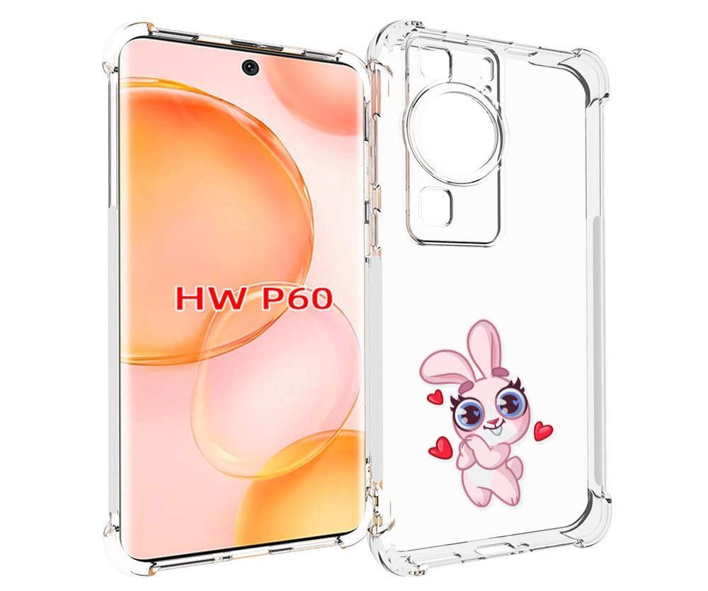 

Чехол MyPads розовый-зайченок для Huawei P60, Tocco