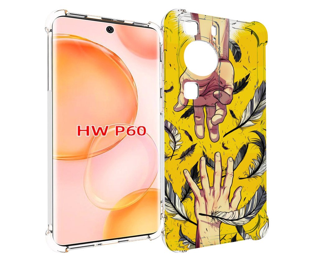 

Чехол MyPads рука-в-руку для Huawei P60, Tocco