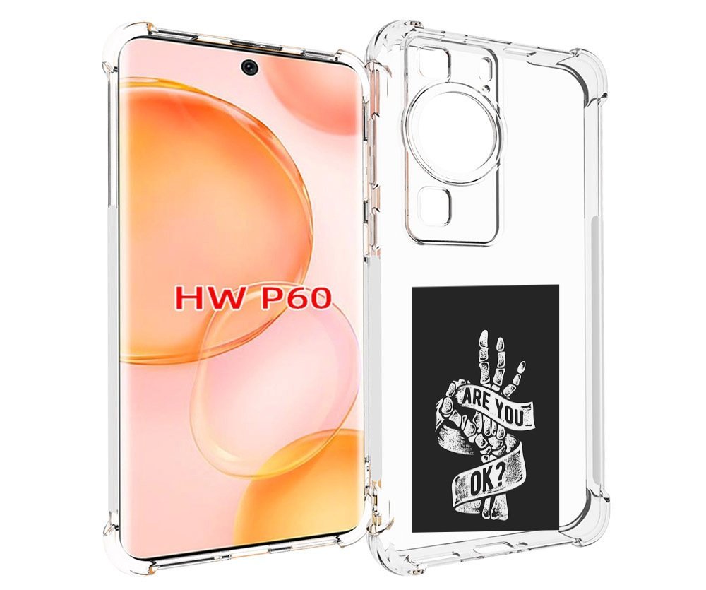 

Чехол MyPads рука-скелета для Huawei P60, Tocco