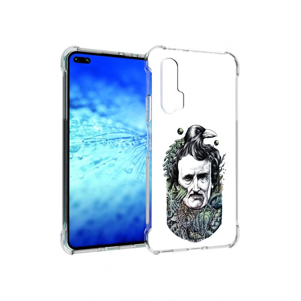 

Чехол MyPads Tocco для Huawei View 30 Pro Эдгар Аллан с вороном (PT145237.17.203), Прозрачный, Tocco