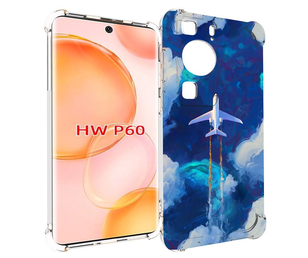 

Чехол MyPads самолет-в-небе-рисунок для Huawei P60, Tocco