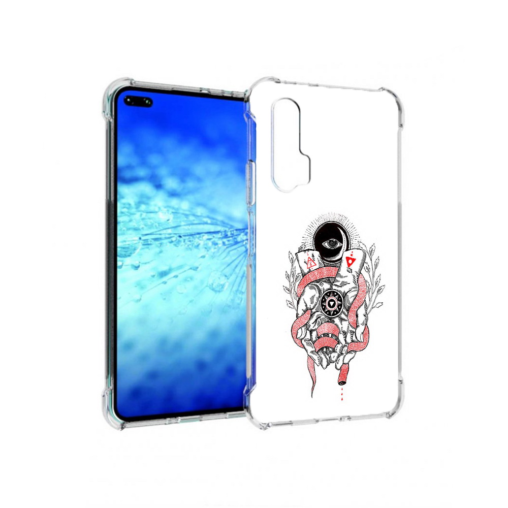 

Чехол MyPads Tocco для Huawei View 30 Pro абстрация связанные руки (PT145237.17.213), Прозрачный, Tocco