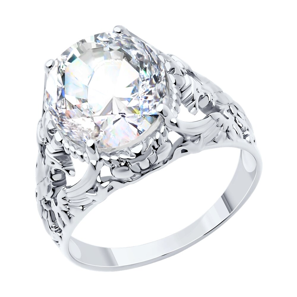 

Кольцо из серебра р. 17 SOKOLOV 94014069-9, фианит, 94014069-9