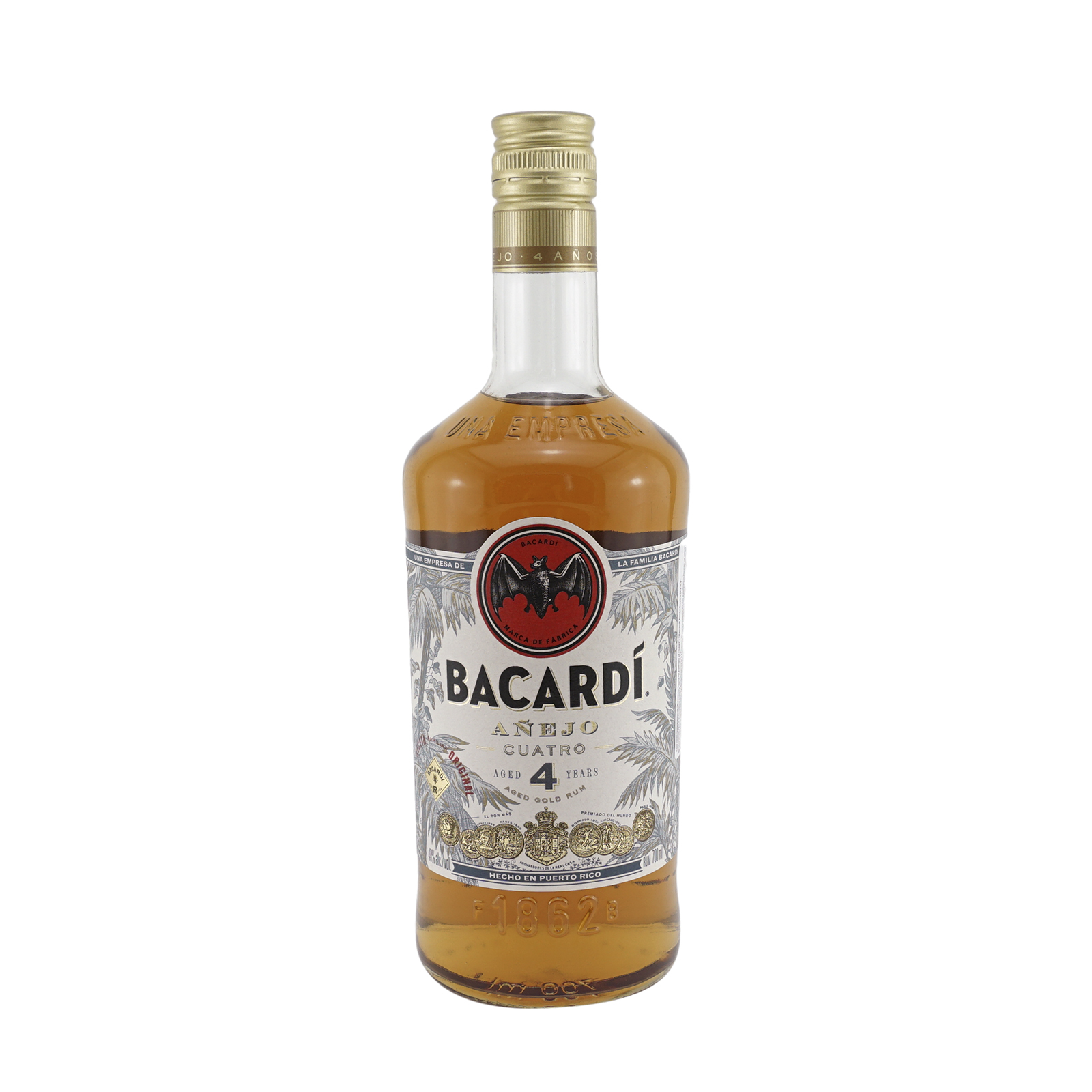 фото Ром bacardi anejo cuatro 4 years old 40% 0,7 л