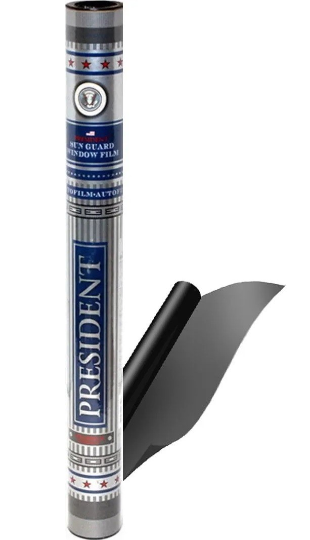 

Пленка тонировочная PRESIDENT 10% black dark 0,5х3м