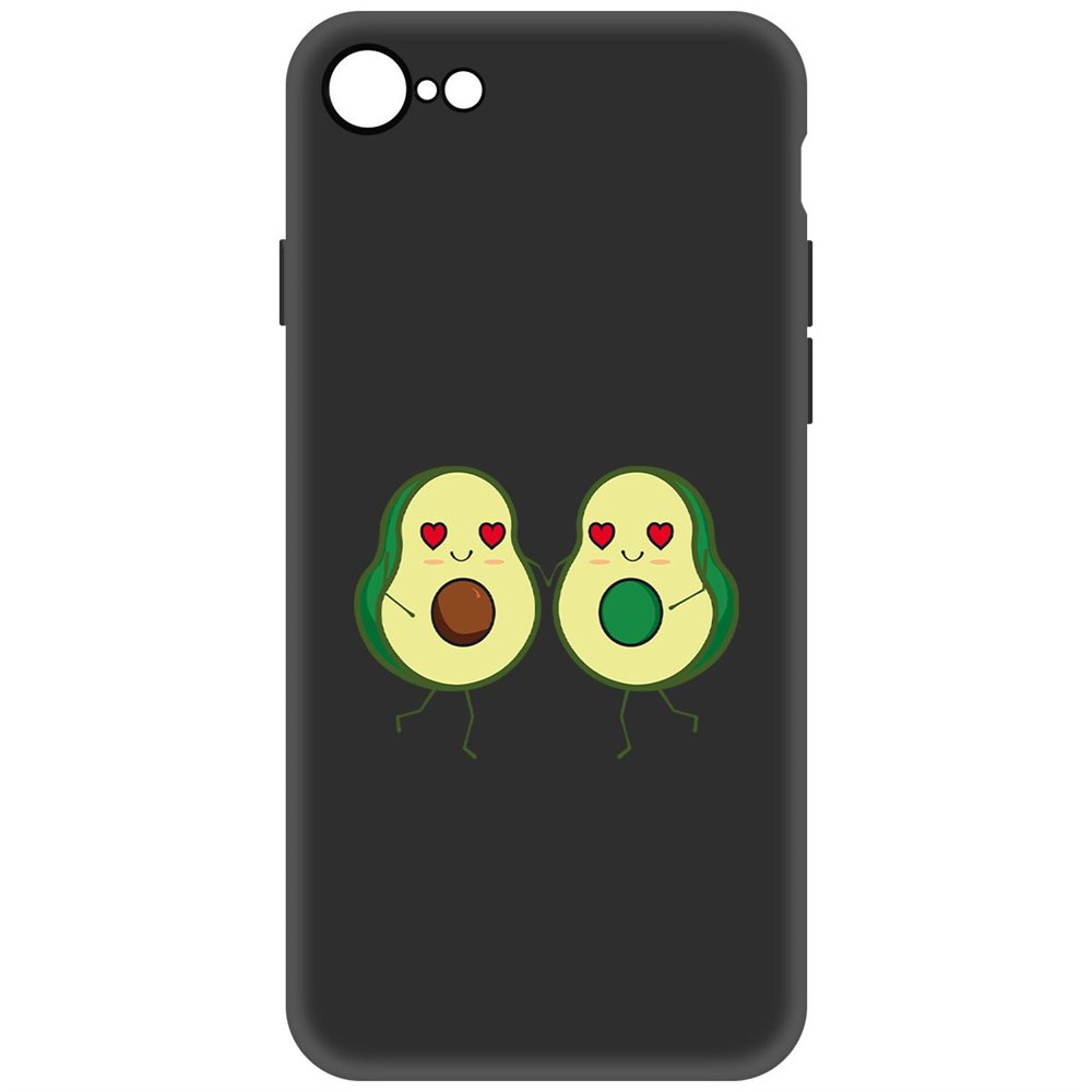 

Чехол-накладка Софт Авокадо Пара для iPhone 7/8, Черный