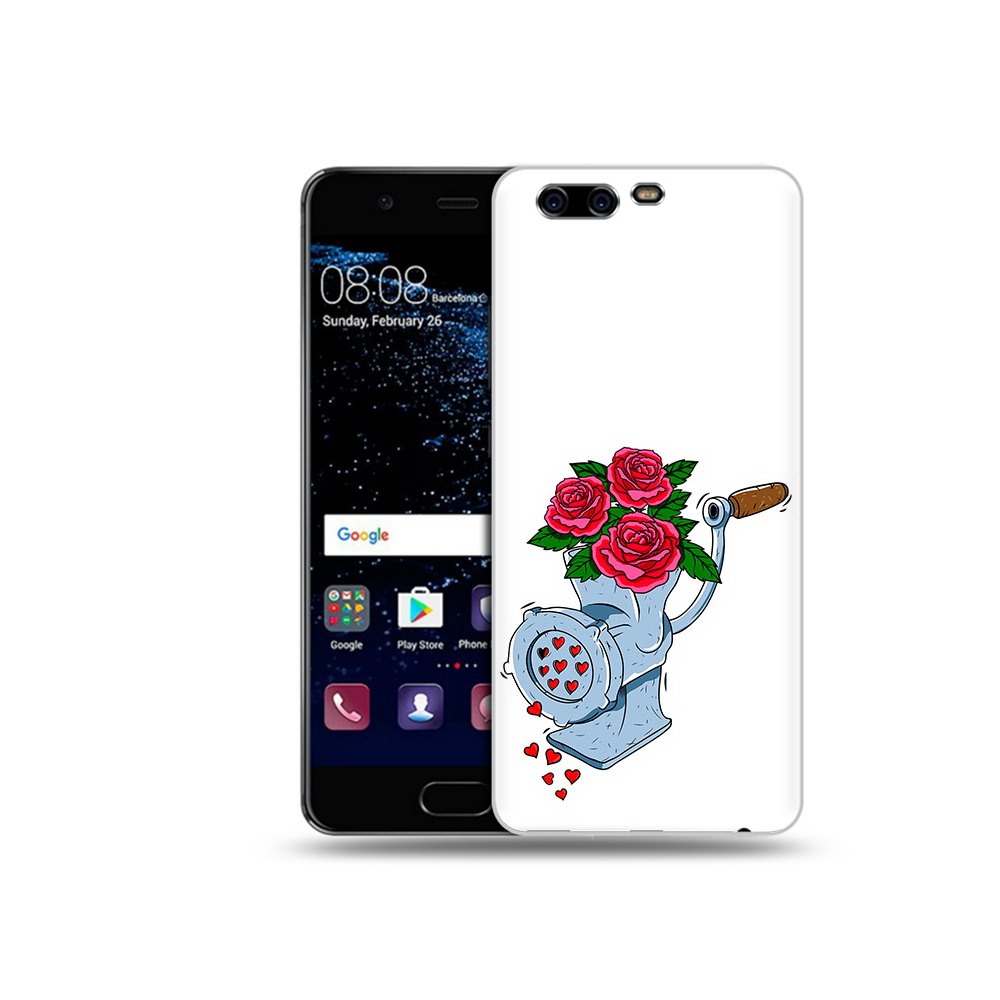 Чехол MyPads Tocco для Huawei P10 Цветочные сердца (PT60870.50.199)