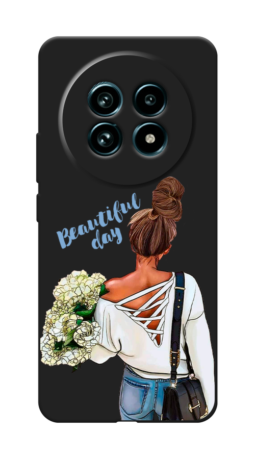 Чехол Awog на Realme 13 Pro+/13 Pro "Beautiful day vector" 2518152-1 коричневый,  белый,  зеленый