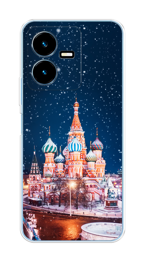 

Чехол на Vivo Y22 "Москва 1", Коричневый;синий;белый, 267550-1