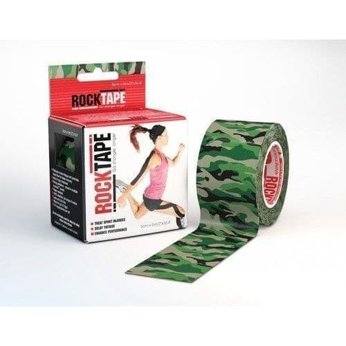 

RockTape DESIGN 5смх5м камуфляж зелёный Кинезиотейп Зеленый/Серый