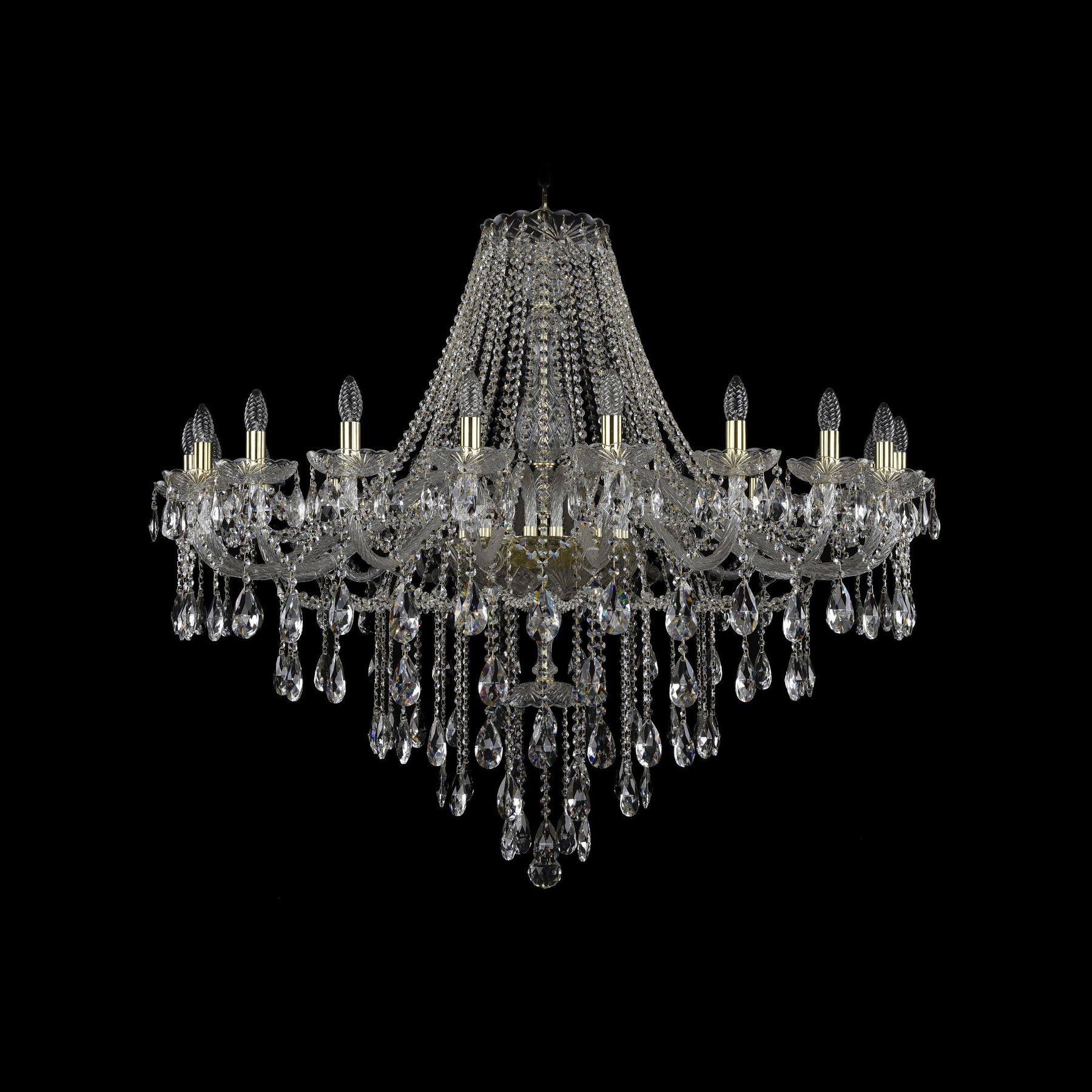 фото Хрустальная люстра 1415/20/460 g bohemia ivele crystal