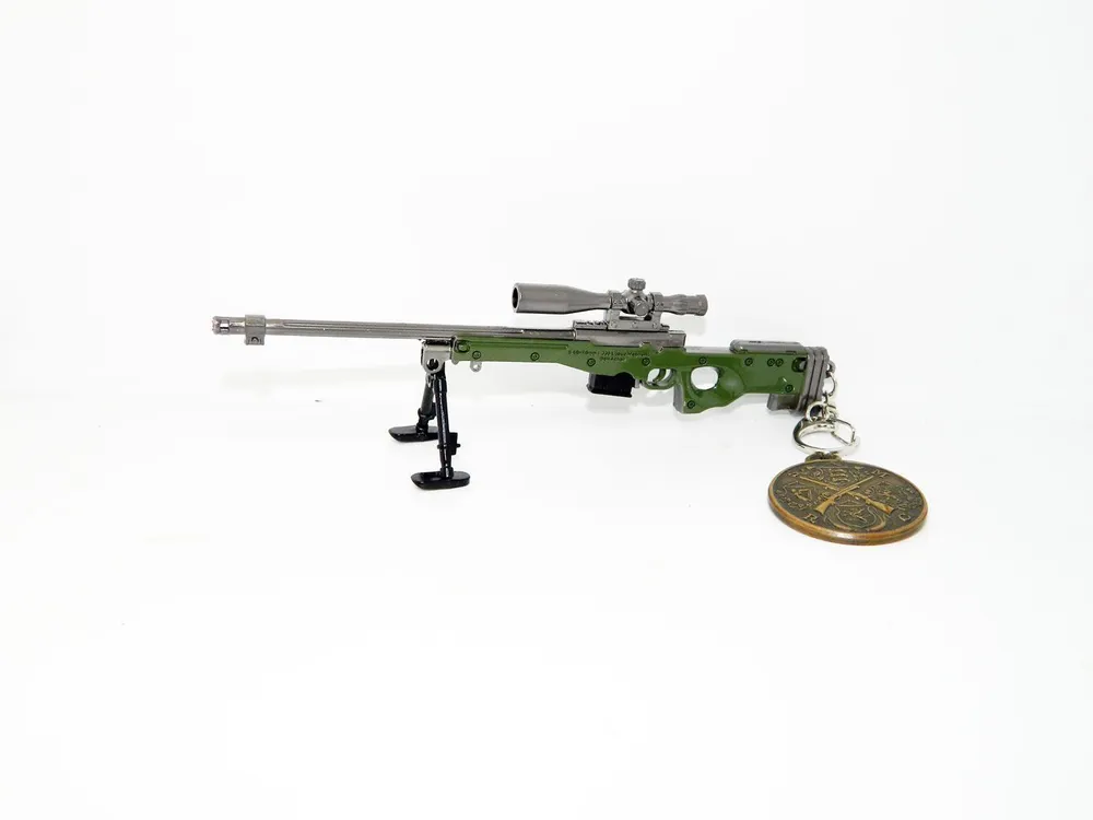 

Модель винтовки awp l96a, метал, длина 16 см, Зеленый, AWP