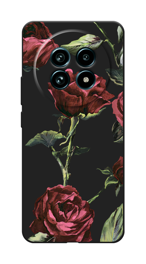 

Чехол Awog на Realme 13 Pro+/13 Pro "Бордовые розы фон", Бордовый, 2518152-1