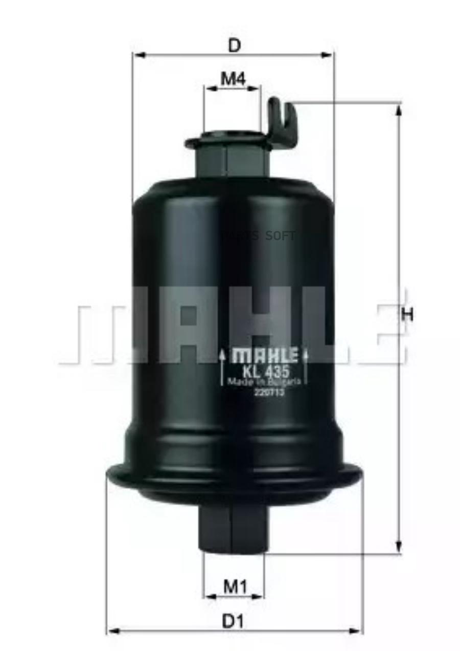 

Фильтр топливный TOYOTA Avensis I 97-00 KNECHT/MAHLE KL435, KL435
