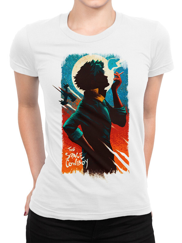 

Футболка женская Dream Shirts Ковбой Бибоп белая L, Ковбой Бибоп