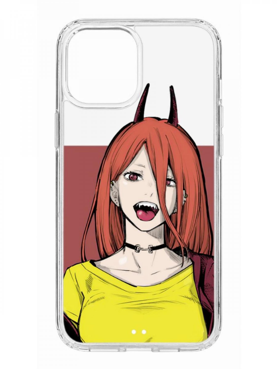 фото Противоударный чехол для apple iphone 12 pro max кruче print manga power прозрачный