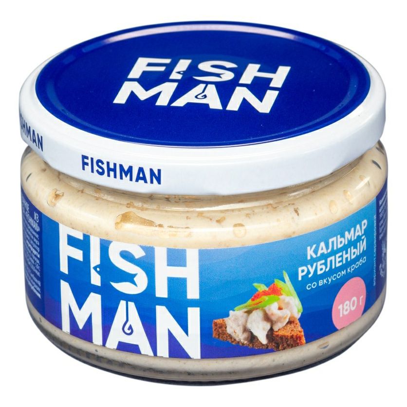 Паста Европром Fishman из кальмара со вкусом краба 180 г