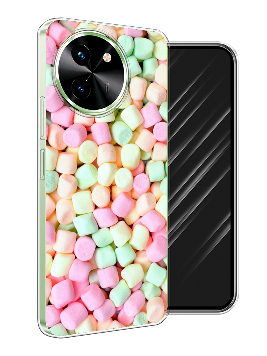 

Чехол Awog на Vivo T3x/Y38 5G "Marshmallows", Зеленый;желтый;розовый, 2610650-1