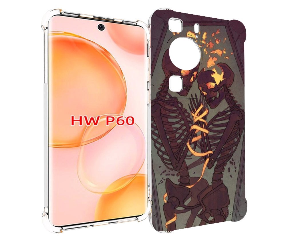 

Чехол MyPads скелеты в гробу для Huawei P60, Tocco