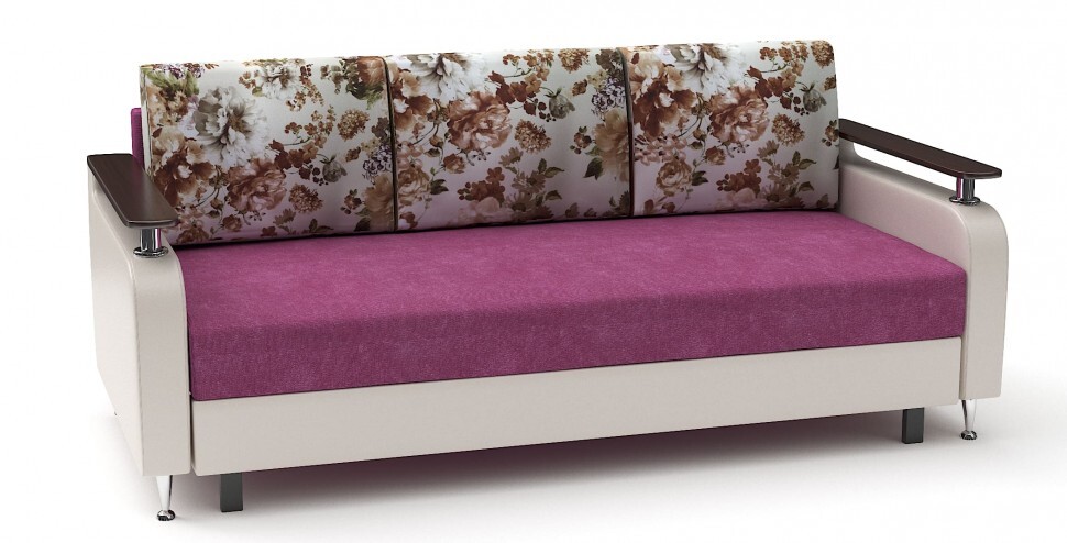 

Марракеш розовый велюр+бежевая экокожа