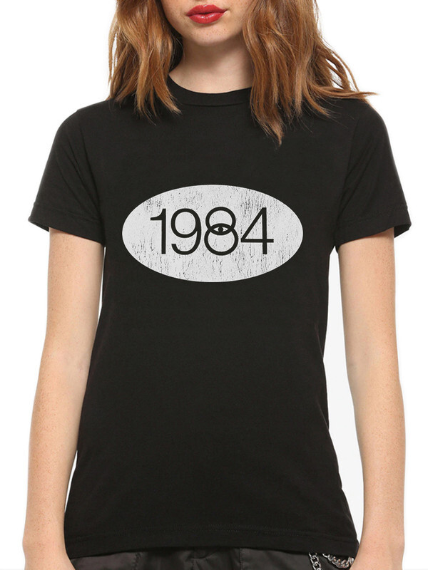 

Футболка женская Dream Shirts Джордж Оруэлл - 1984 черная XL, Черный, Джордж Оруэлл - 1984