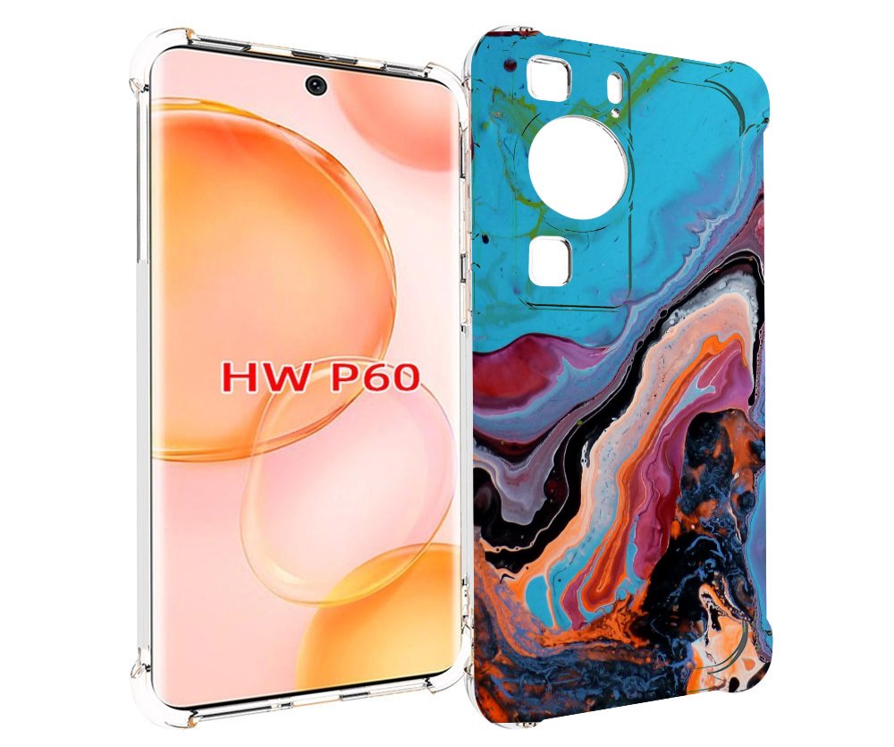 

Чехол MyPads смешанные краски для Huawei P60, Tocco