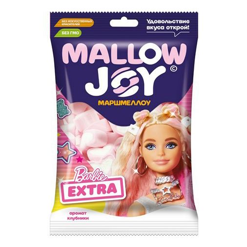 Маршмеллоу Конфитрейд Mallow Joy Barbie со вкусом клубники 100 г