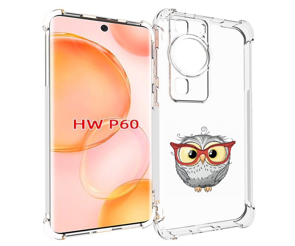 

Чехол MyPads сова-в-красных-очках для Huawei P60, Tocco