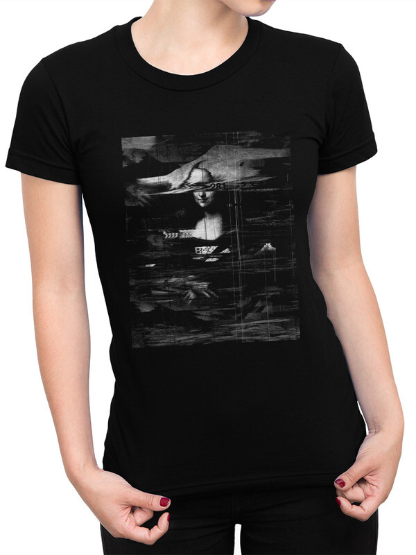 

Футболка женская Dream Shirts Мона Лиза черная L, Черный, Мона Лиза
