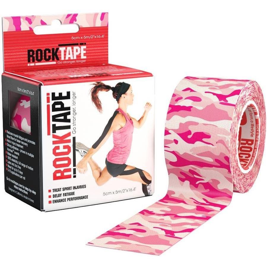 

Кинезиотейп Rock Tape Design Rct100-Ncamopk-Os розовый 500 см, Design