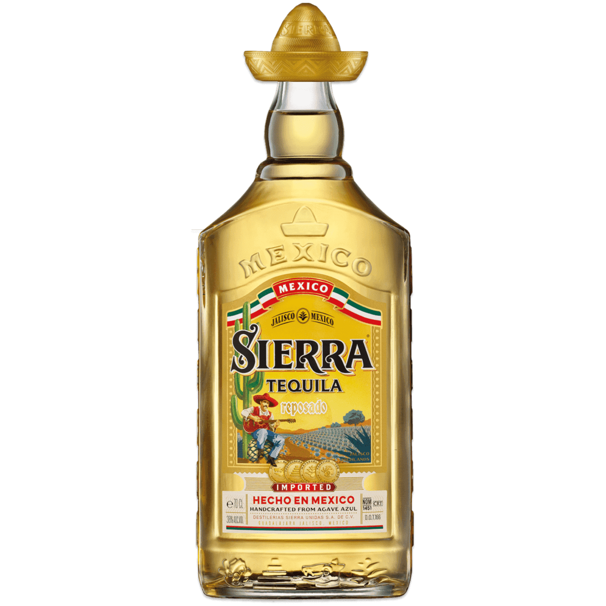 

Текила Sierra Reposado 0,7 л, Золотая