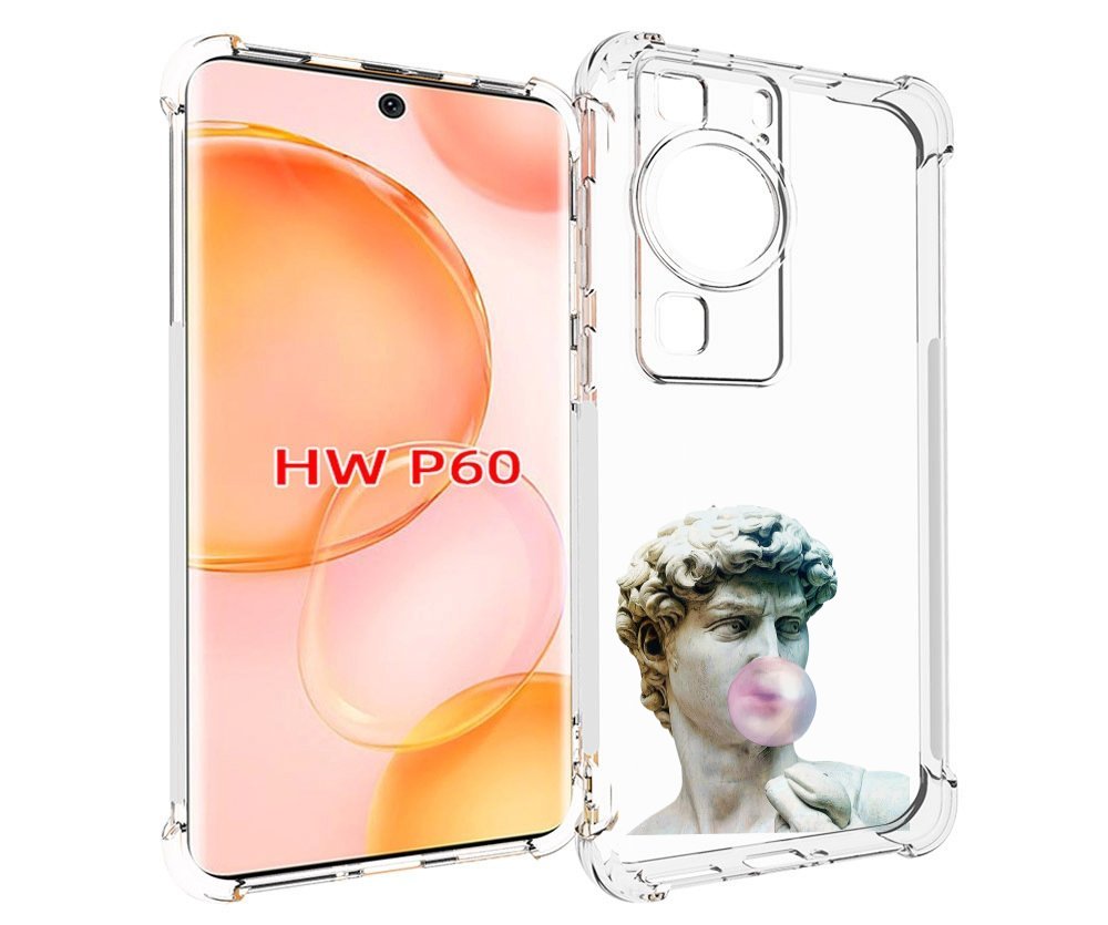 

Чехол MyPads статуя-с-жвачкой для Huawei P60, Tocco