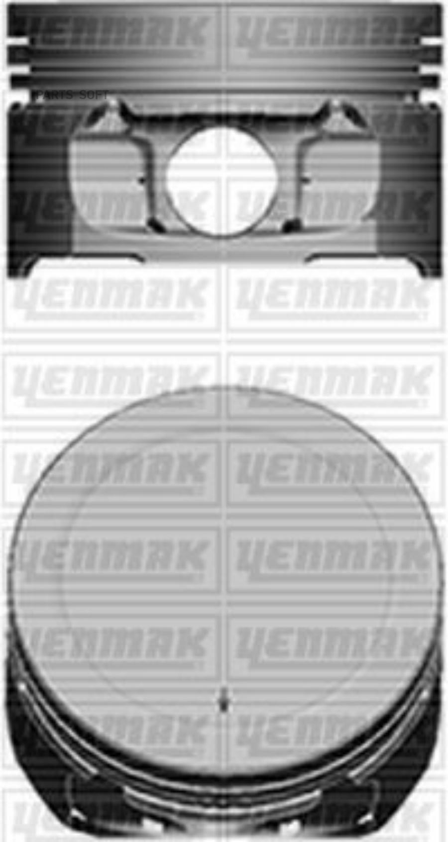 

YENMAK 31-04101-000 Поршень ДВС с кольцами Citroen Xsara 1.6 16V TU5JP4 =78.5 1.2x1.5x2.5