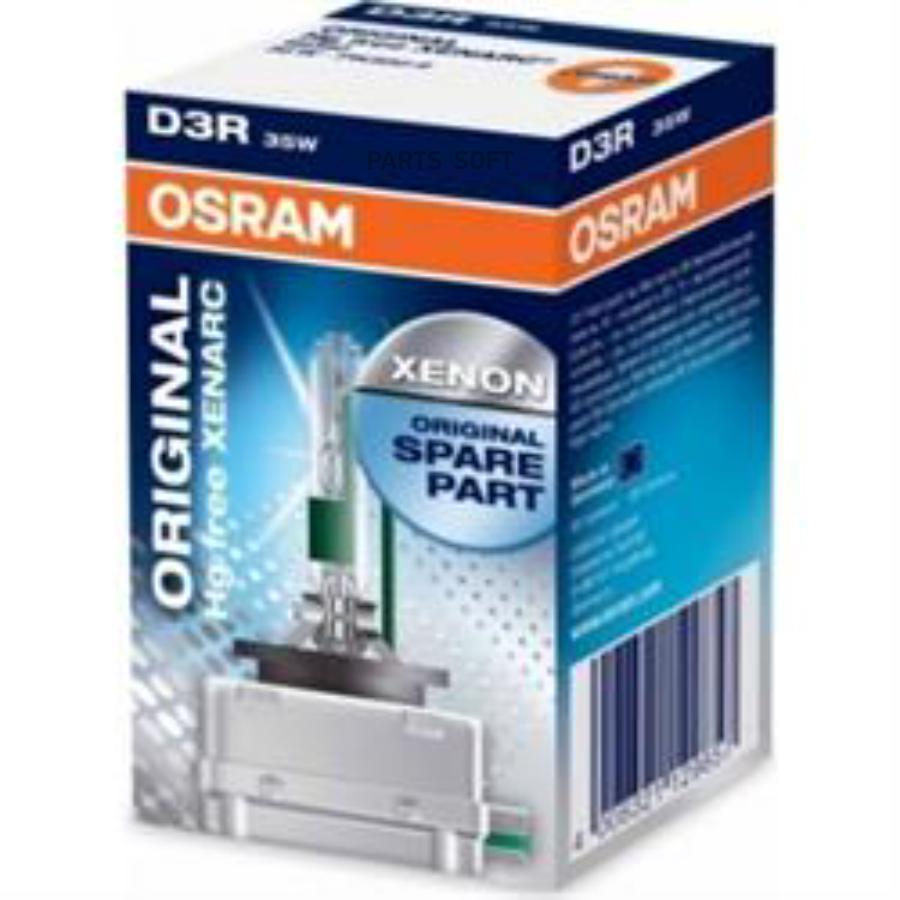 OSRAM Лампа ксенон D3R 42V 35W XENARC ORIGINAL PK32d-6, карт.1 шт. OSRAM 66350
