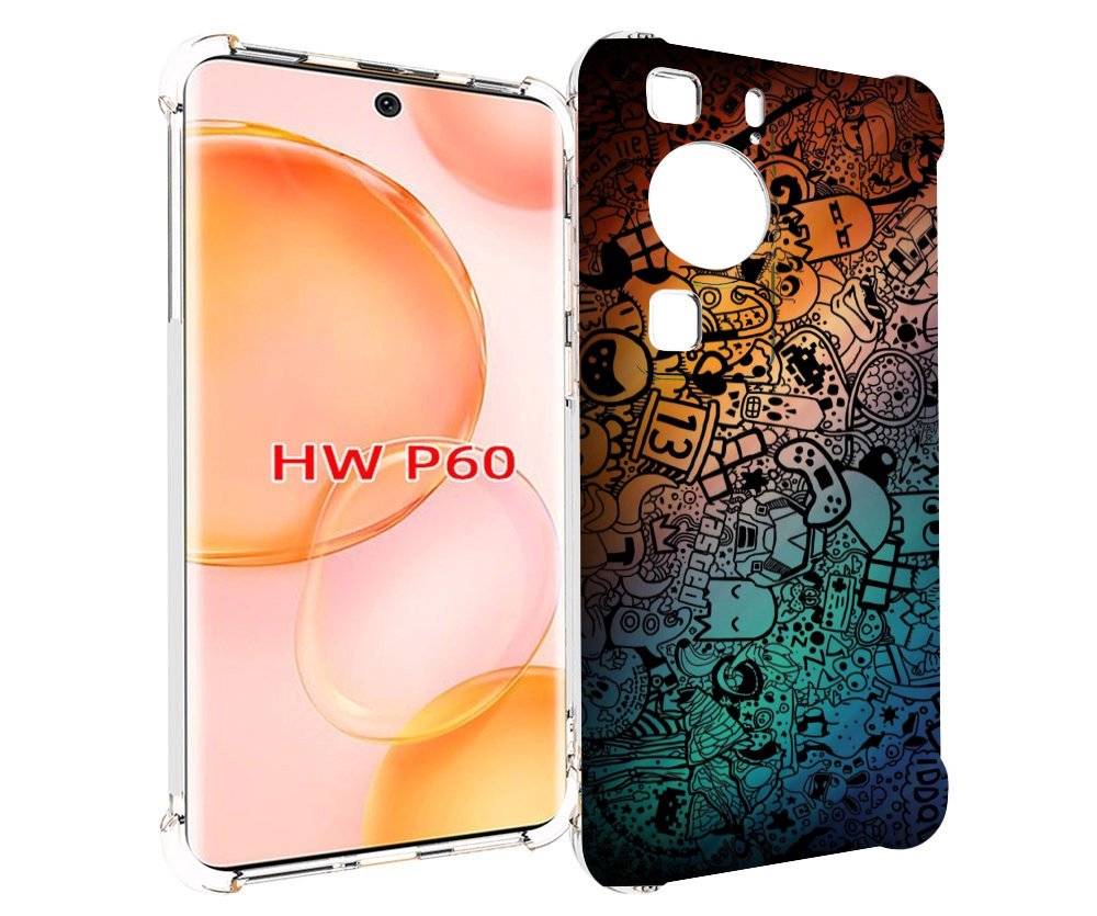 

Чехол MyPads стикеты в тени для Huawei P60, Tocco