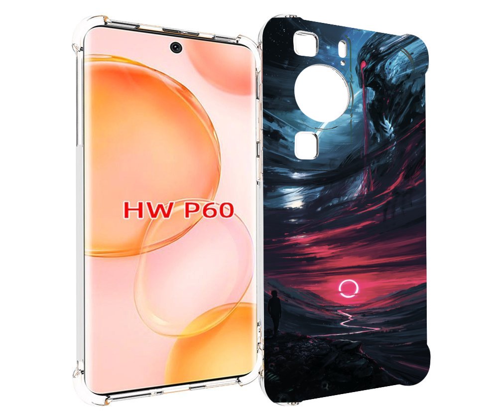 

Чехол MyPads страшный мир для Huawei P60, Tocco