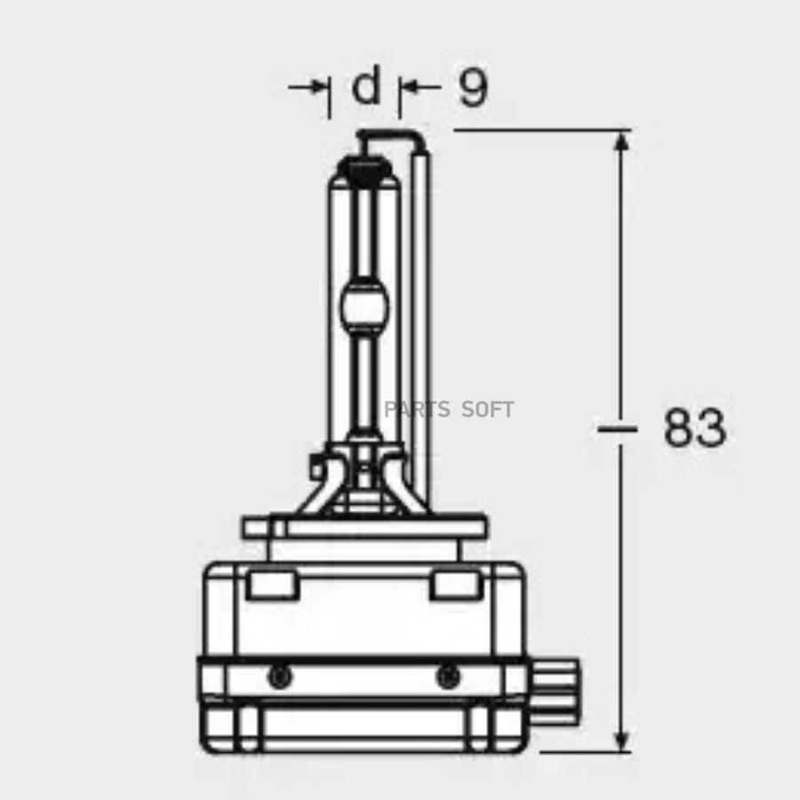 

OSRAM Лампа ксеноновая D3S OSRAM XENARC ORIGINAL 1 шт. 66340 OSRAM 66340