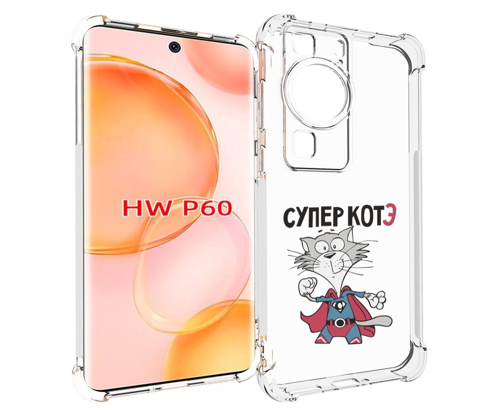 

Чехол MyPads супер-котэ для Huawei P60, Tocco