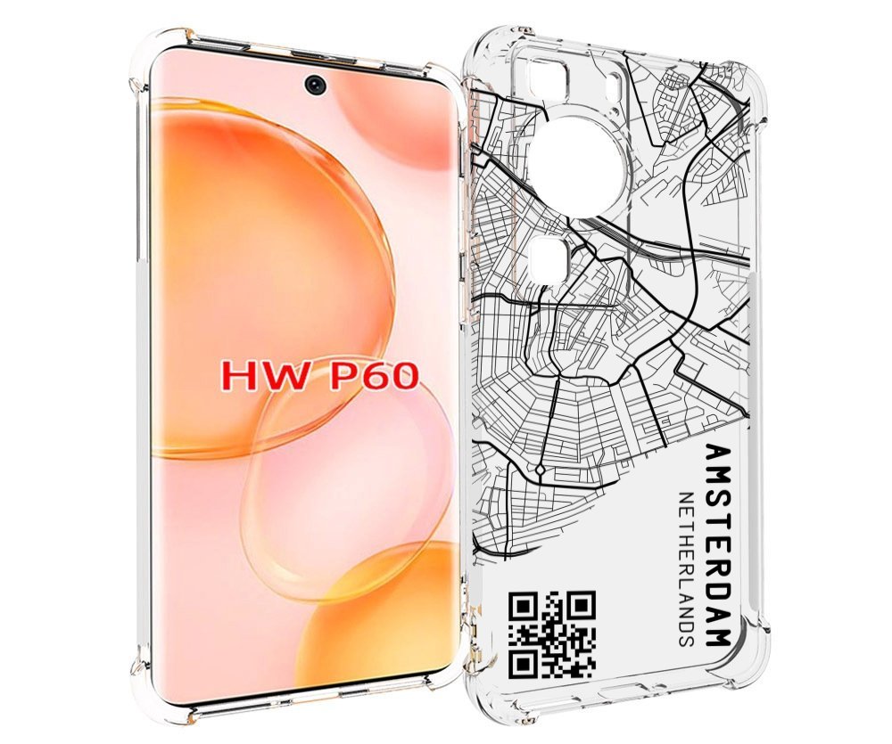 

Чехол MyPads схема-амстердам для Huawei P60, Tocco
